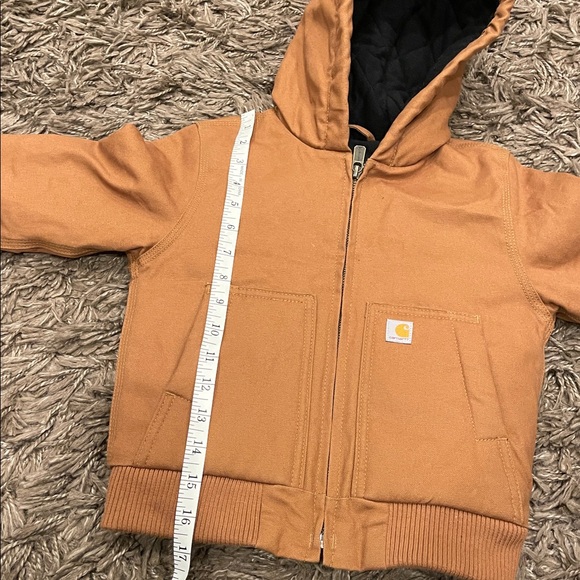 Carhartt Boys’ Hooded Insulated Active Jacket Size 3T - Picture 12 of 12